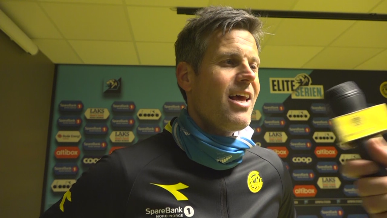 Kjetil Knutsen etter kamp - Bodø/Glimt-Lillestrøm SK